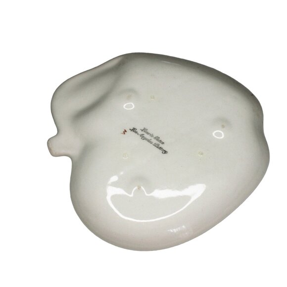 Laurie Gates Apple Lunch Plate Vintage Los Angeles Pottery Hand Painted 7 Inch - Picture 2 of 7